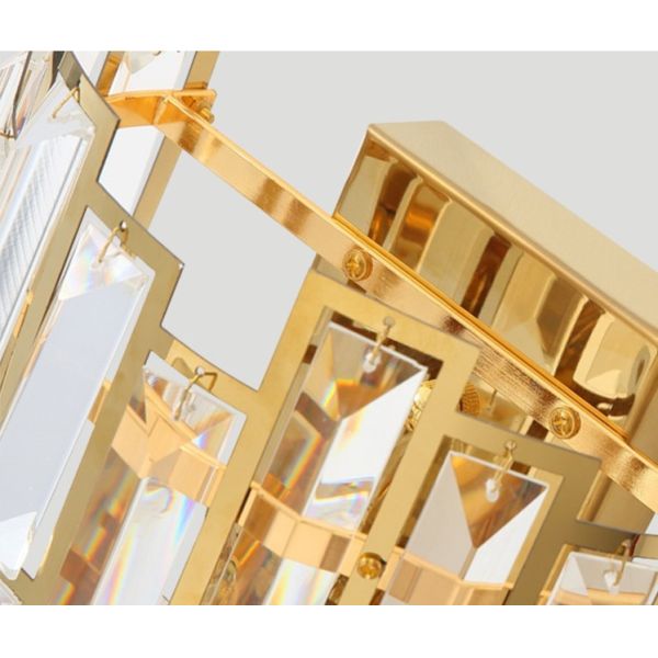 Стена Кристл нержавеющей стали AC220V современная освещает ясный расположенный ярусами Sconce стены Кристл