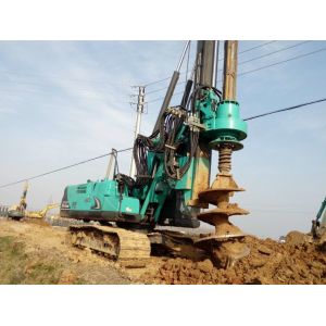 TYSIM KR80K hidráulico giratório pilha Rig Machine, Max Torque 80kNm máximo furando profundidade 28 m (4) do nó/22 m (nó 3)