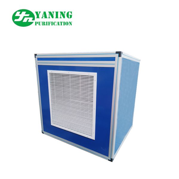 Unidade de ar azul da exaustão do revestimento do pó, unidade de ar fresco/pressão ajustável caixa do impulsionador