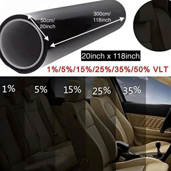 Mingtu NX50 VLT50% Black Ultra Clear Solar Control Nano Ceramic Auto Car Heat UV Block Professional Window Tint Adhesive Film