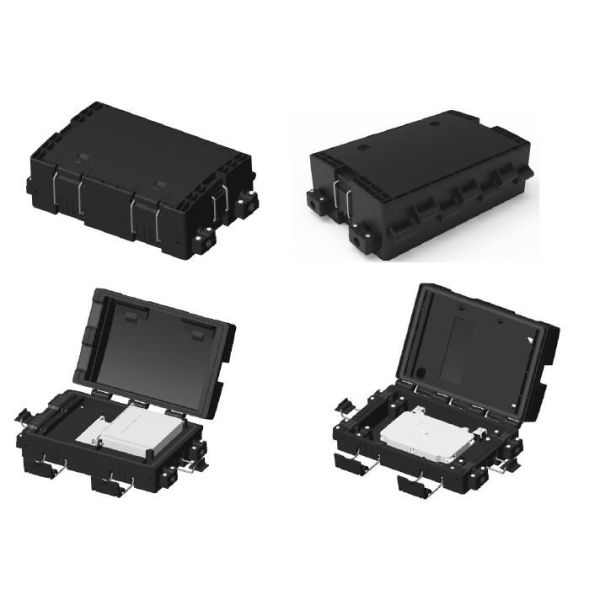 12 Core FTTH Fiber Optic Terminal Box Outdoor Wall / Pole Mounted Fdb IP65