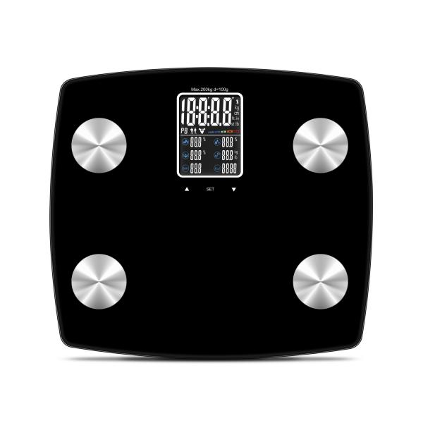 High capacity digital personal 200 kg digital bathroom bmi body fat scale bluetooth scale