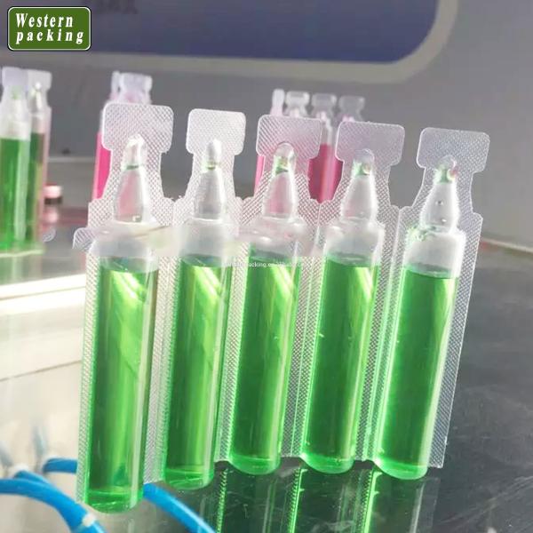Pharmaceutical Plastic Ampoule Filling Machine Oral Liquid Filling Capping Machine