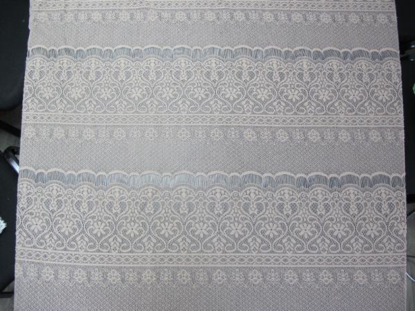 Grey Eyelash Knitted Cotton Nylon Stretchy Lace Fabric Thick Flower For Lady Dress