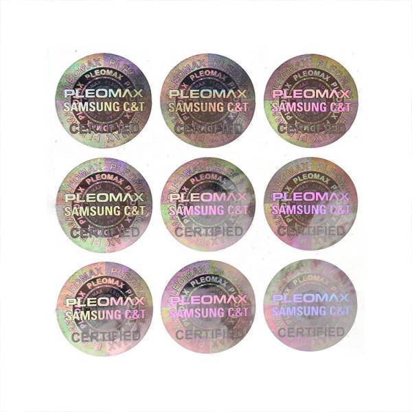 OEM Personalised Custom Printed Hologram Stickers Free Design