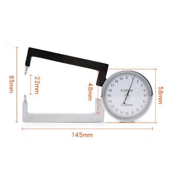 TM005 Optical Lens Testing Tool, Lens Calibrator, Thickness Gauge, Eyeglass Lens Center Thickness Gauge