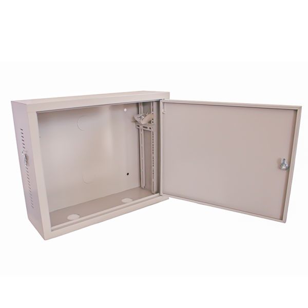 Enclosure Telecom Data Mini Server Rack Cabinet with Glass Door and Removable Side Panel