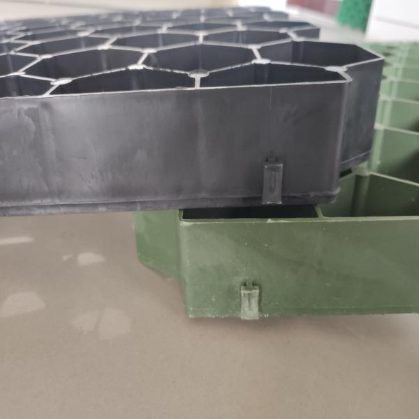 density Polyethylene Plastic Grid for Gravel Stabilisation 50mm Green Honeycomb Design