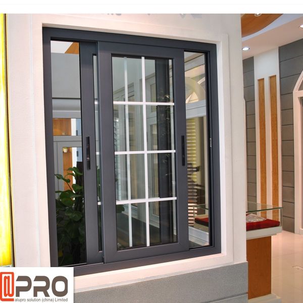 Thermal Break Aluminum Sliding Windows With Double Glass Eco Friendly SLIDING WINDOW GRILL sliding side window nigeria