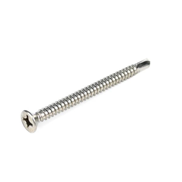 Flat Head Phillips 50mm parafusos de auto-perfuração Tek Lag Bolts aço inoxidável personalizado