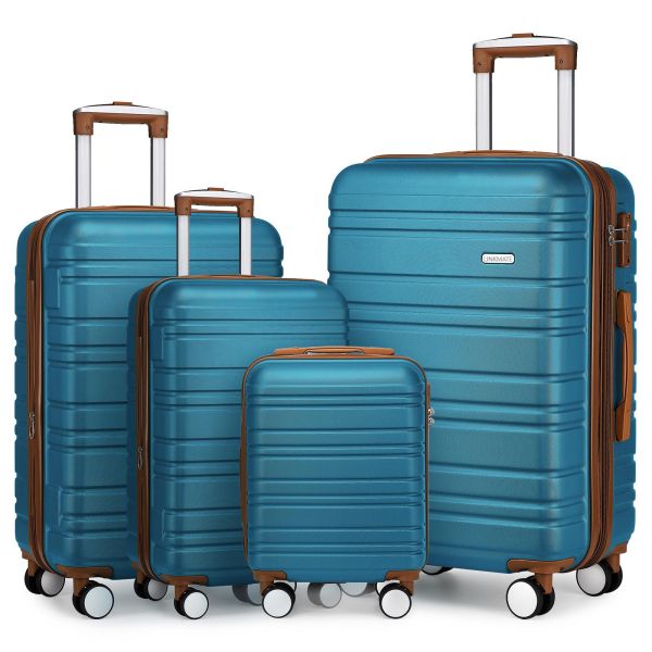ABS Hardcase Spinner Luggage Hard Sided Suitcase With Mute Wheels