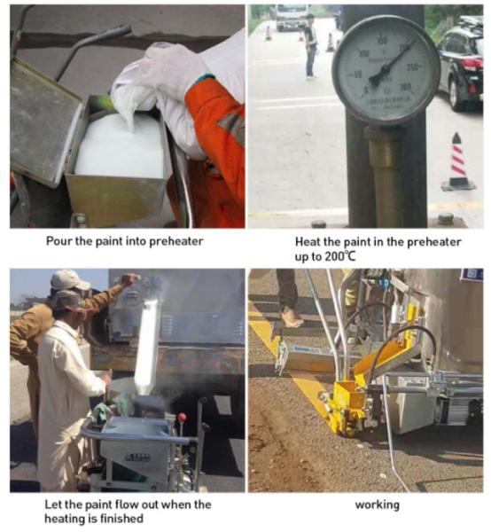 Reflective 25kg Thermoplastic Road Marking Paint