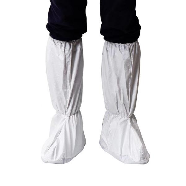 Disposable waterproof nonslip boot cover durable PE medical shoe cover high quality cheap  shoe cover for lab hospital