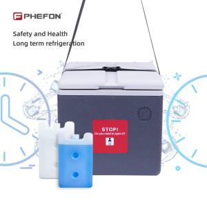 1.5L CDC 承認 ワクチン輸送冷却器 PE 外部材料