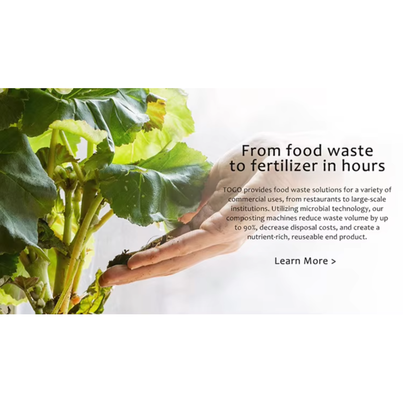 TOGO Electric Stainless Steel Kitchen Food Waste Composter with Batch Feed for Home-TG-CC-5