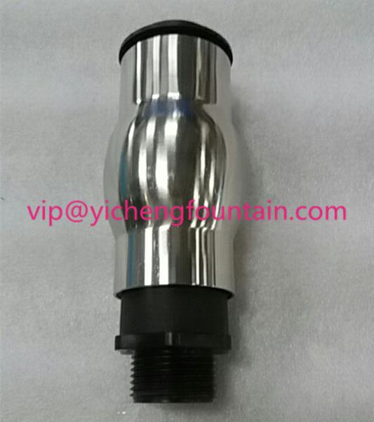 European Champagne Foam Nozzle Straight Water Foam Fountain Spray Nozzles SS 304