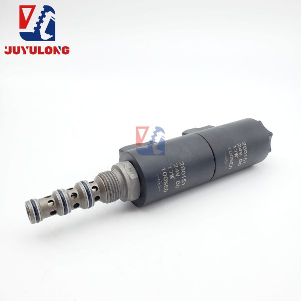 JUYULONG  pilot Safety Solenoid Valve 24VDC for  Wheel Excavator 210/240/290B Construction Machinery Parts