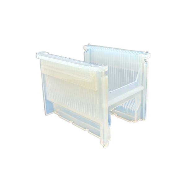 Durable Teflon Wafer Cassette With PFA For Semiconductor Manufacturing