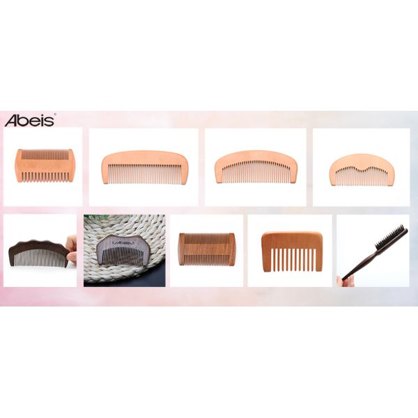 Natural Pear Wooden Hair Comb Hair Care Tools Double Sided Home Use