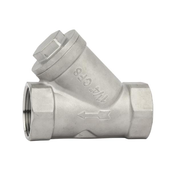 Obter amostras de 304/316 Filtro Y de aço inoxidável para válvula de filtro de tubo de aquecimento de água