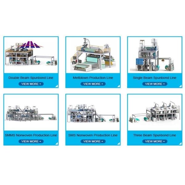 High Capacity Polypropylene Spunbond Nonwoven Fabric Machine S SS SSS SMS