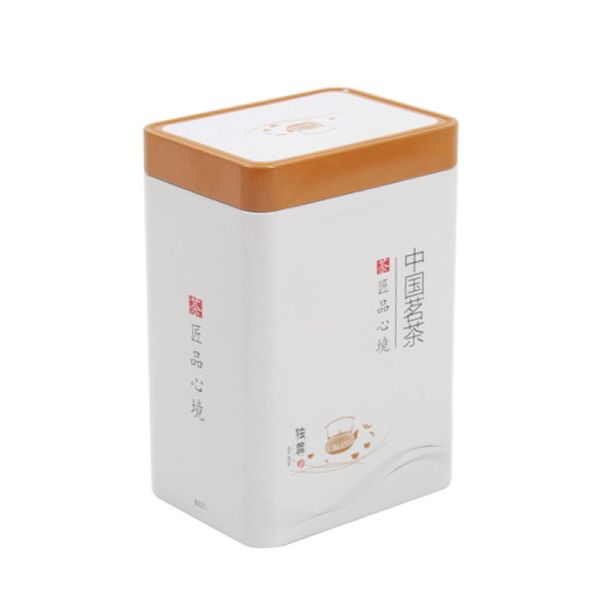 Горячая штемпелюя белая банка 30ml чая металла Tinplate к 300ml