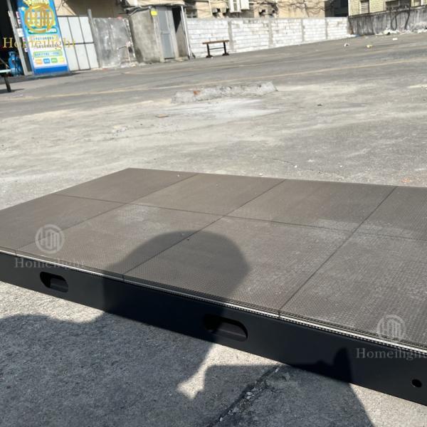 Professional P3.91 P7.75 Indoor LED Dance Floor Panels with 600KG/SQM Withstand Level