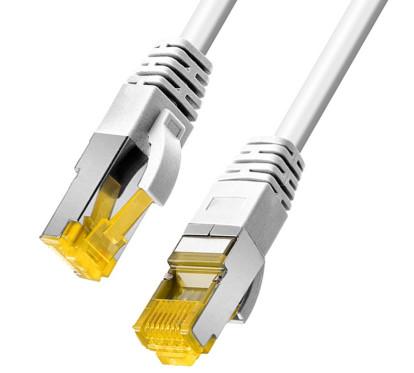 (1m-20m) corde de correction protégée par RJ45 de SFTP CAT6A (SFTP) AVEC LE PVC hors de la veste
