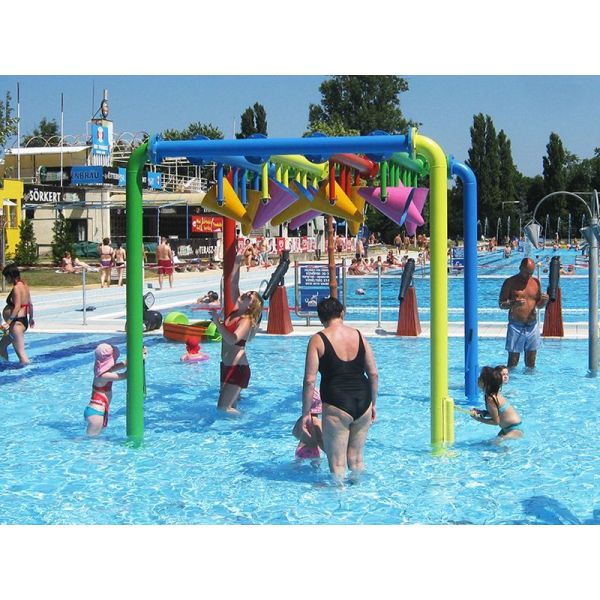 Aqua Amusement Theme Park Splash Pad Accessories Water Slide Splash Pad Equipment