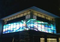 Pantalla transparente al aire libre de la pantalla LED del alto brillo gabinete de 500m m x de 1000m m