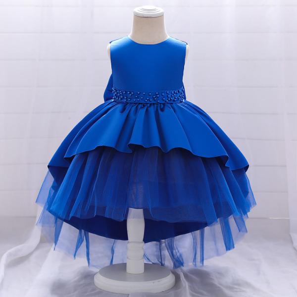 Colorful Soft Ruffles Lace Baby Princess Dresses for 12 Years Old