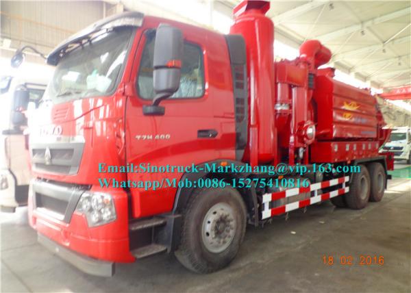 funcional de alta pressão do caminhão da sução do caminhão/água de esgoto do objetivo especial 6000L multi combinado