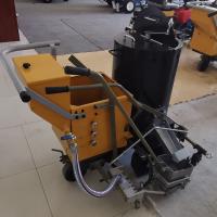 Hand Pushing Thermoplastic Road Line Marking Machine With 100L Paint Tank Capacity