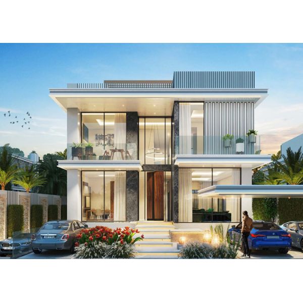 Modern Prefabricated House Villas With High Ceiling | Customizable & Affordable Modular Home