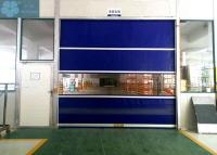 Puertas del obturador del rodillo del PVC de la prueba del polvo de la ventana de 5.5KW 0.8m m