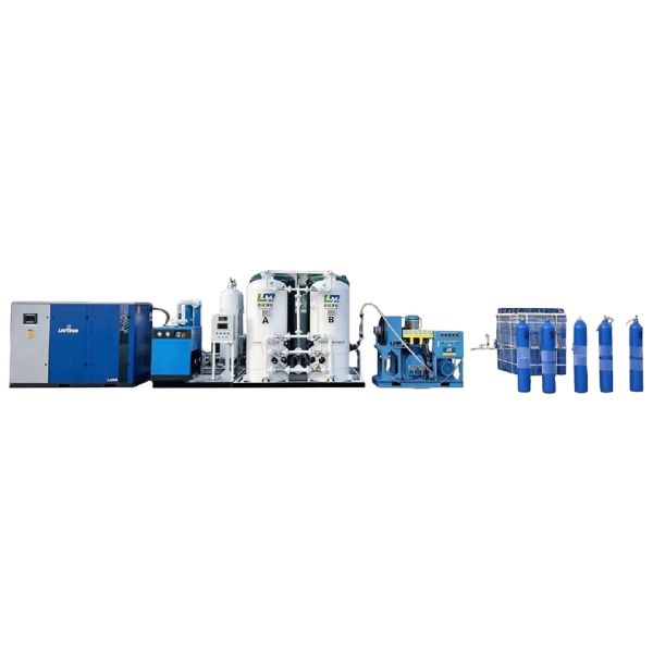 Medical Oxygen Generator Hospital Pipeline Integration Cylinder Filling Dual