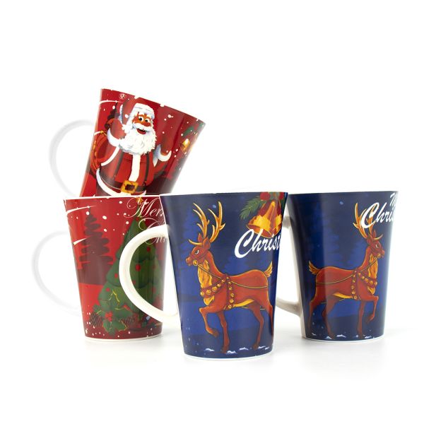 3D Animal Modeling Ceramic Coffee Cups 400ml For Breakfast Milk