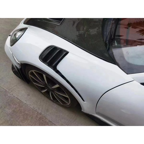 2022 Nuevos productos 911 991.2 GT2RS Kit de carrocería para Porsche 911 delantero y trasero parachoque de cubierta de fibra de carbono spoiler 2016-2018
