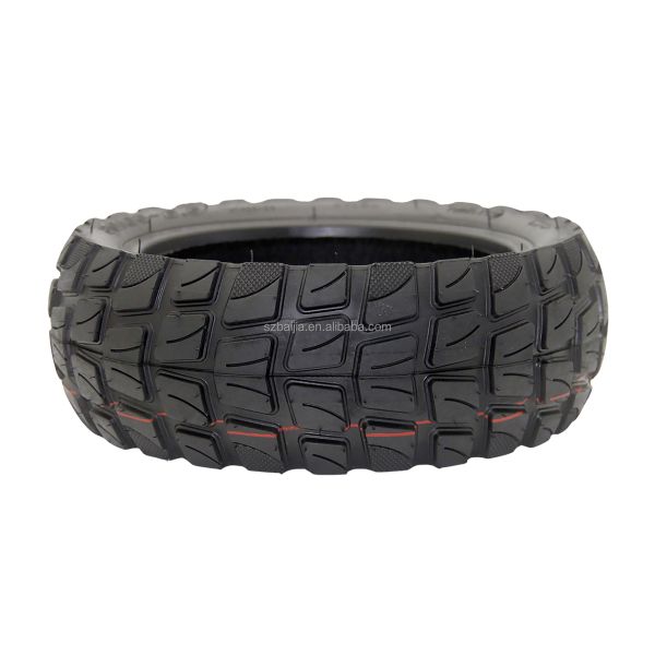80/65-6.5 Outer Vacuum Tire 10 Inch Electric Scooter Tire Accessories Off-Road Tubeless Tyre for Balance Scooter Made Rubber