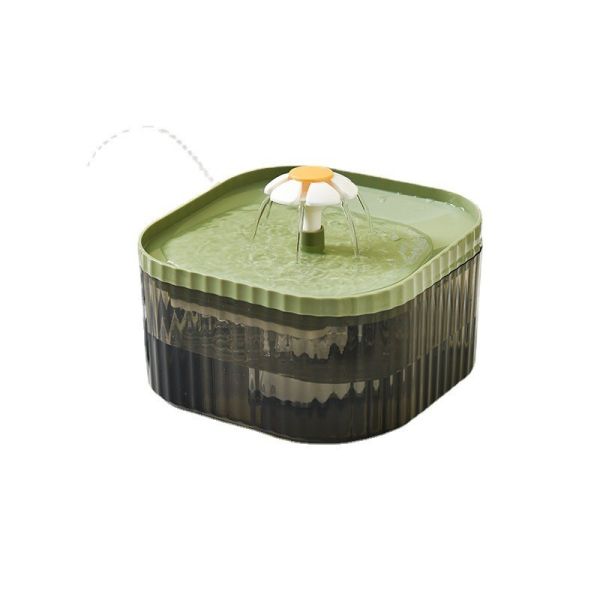 Rounded Flower Cat Smart Water Dispenser  for  Pets Hydration