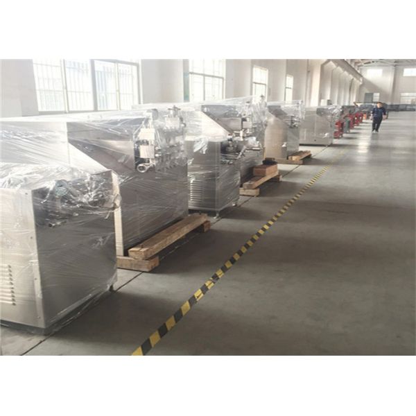 5000L Two Stage Homogenizer , Four Plunger High Pressure Homogeniser For Milk