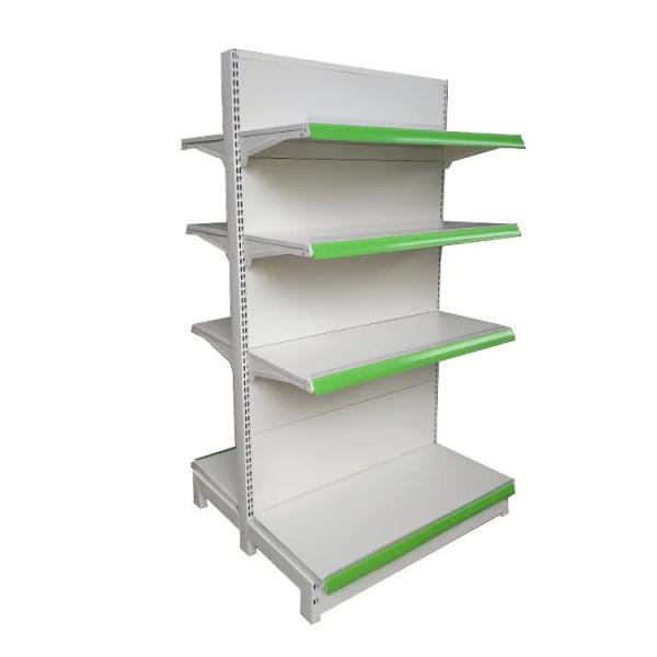 Factory Customized Color Size Logo white wall shelves gandola shelves light duty pharmacy medical store shelf