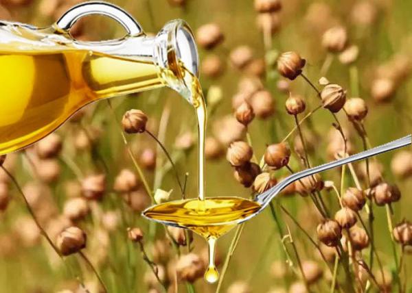Natural Plant Cold Pressed Pure Edible Oil Flaxseed Oil With High Fatty Acid
