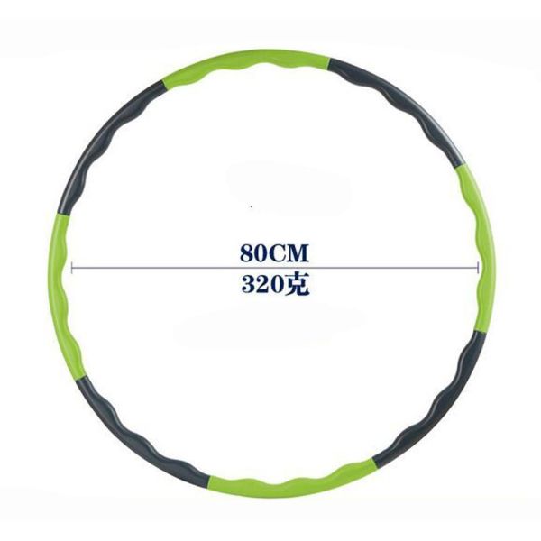 Abdomen Weighted Fitness Hula Hoop Stainless Steel NBR PVC