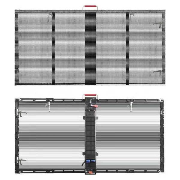 Alto brilho 600cd/M2 IP65 Rated Transparente LED Display Screen Para Indoor 1000*1000mm