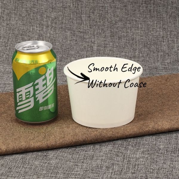 Different Size 12oz 16oz Logo Printed Ice Cream Paper Cup Eco Friendly Stocked Bowl