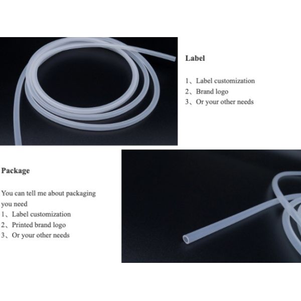 OEM Food Grade Silicone Feeding Tube Transparent Stomach Tube Silicone