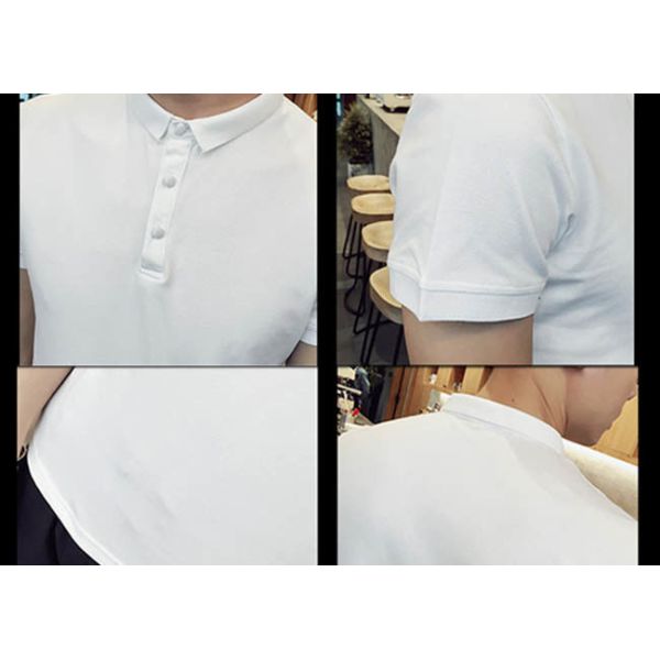 Men's Fashion Casual Work Uniforms Embroidery Washable Quick Dry Eco Friendly