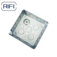 Caixas de condução elétrica 5x5 quadrado 2 Gang Metal caixa elétrica