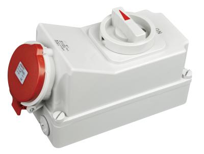 Soquete industrial bonde do Pin 32Amps 5, conector industrial da tomada do soquete